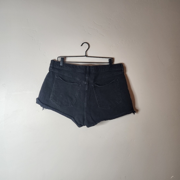 Abercrombie & Fitch The Mom Short High Rise In Black Size 33/16 - Picture 4 of 7